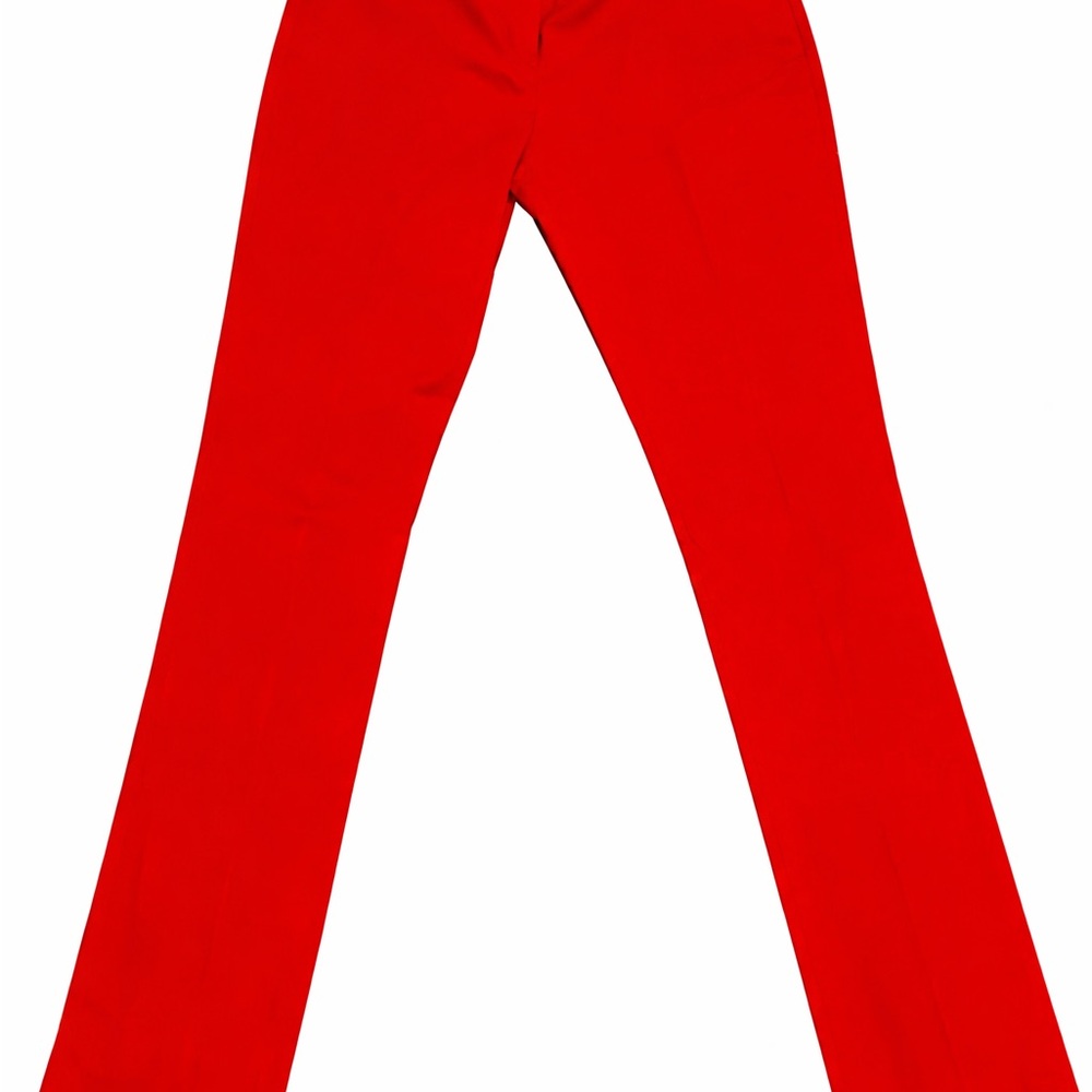 Express Red Office Pants